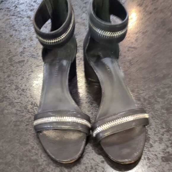 Rebecca Minkoff Black Heels with Modern Design - Picture 1 of 7